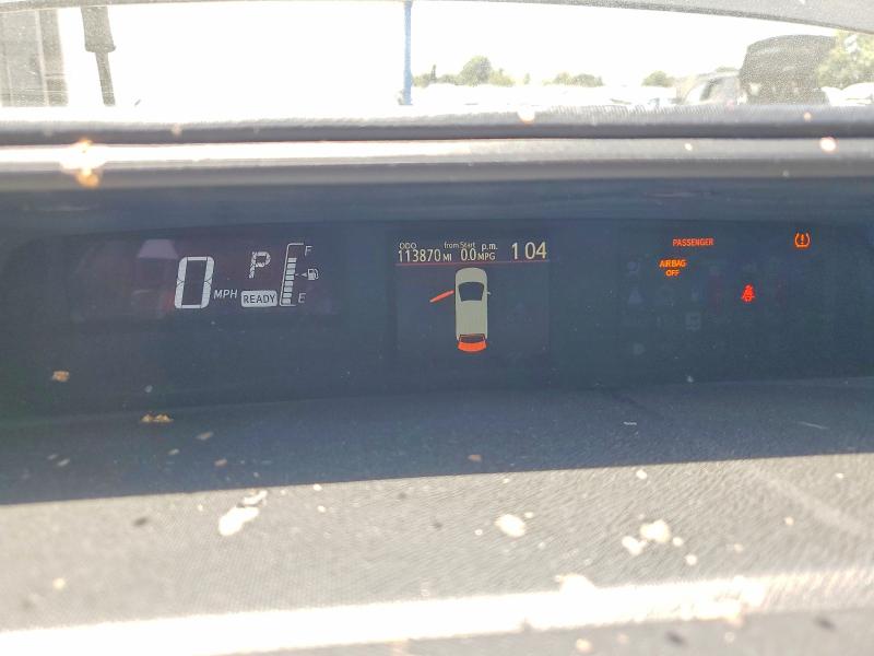 2016 Toyota Prius VIN JTDKDTB36G1124087 COPART salvage auction — FRONT END, Ca - Salvage Certificate, sold $650 on 2026-07-02 (photo 9)