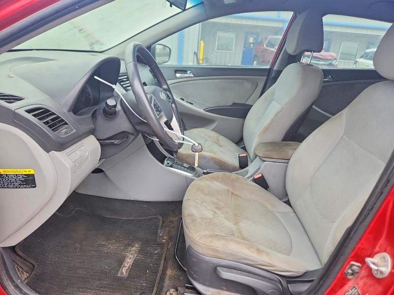 2014 Hyundai VIN KMHCU5AEXEU175814 COPART salvage auction — FRONT END, Ok - Certificate Of Title, sold $375 on 2026-07-10 (photo 7)