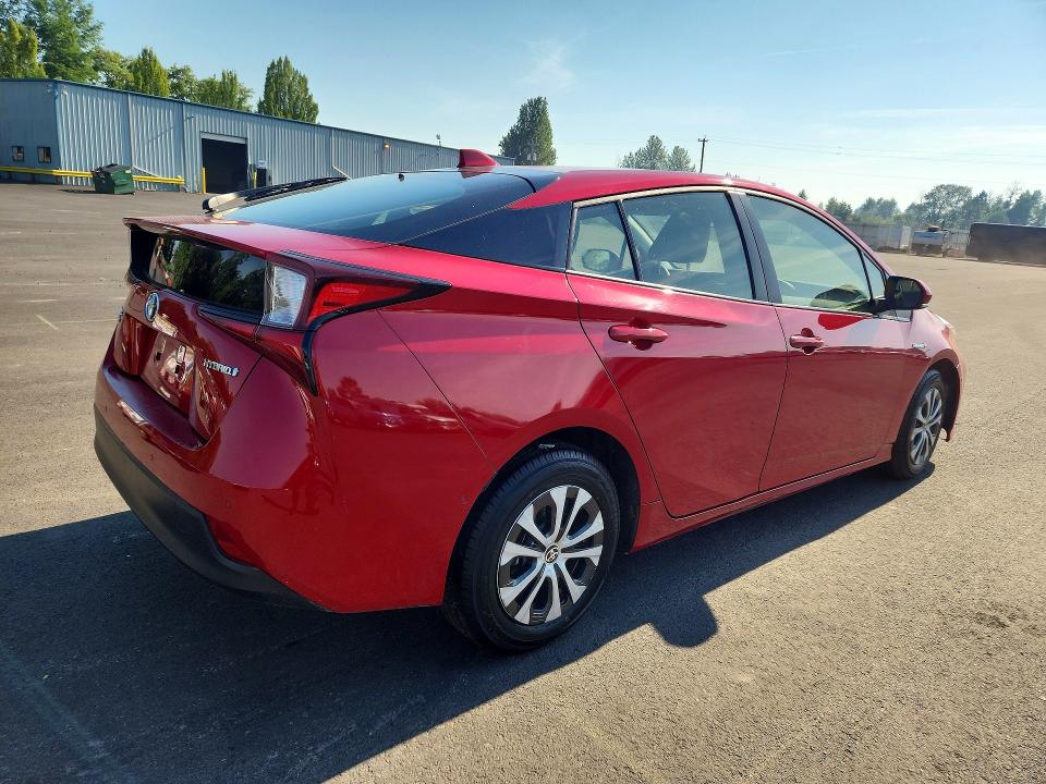 2022 Toyota Prius VIN JTDL9MFU1N3038363 COPART salvage auction — FRONT END, OR - SALVAGE TITLE CERTIFICATE, sold $5,100 on 2026-07-27 (photo 3)