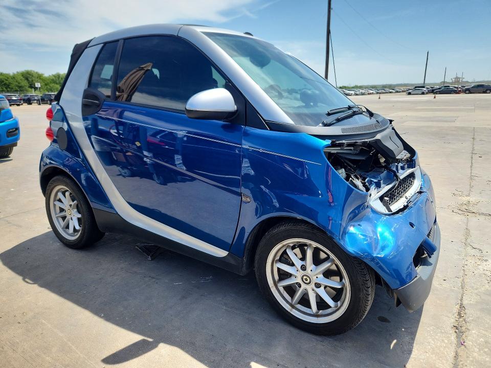 2008 Smart Fortwo VIN WMEEK31X58K125736 COPART salvage auction — FRONT END, Tx - Salvage Vehicle Title, sold $550 on 2026-08-20 (photo 4)