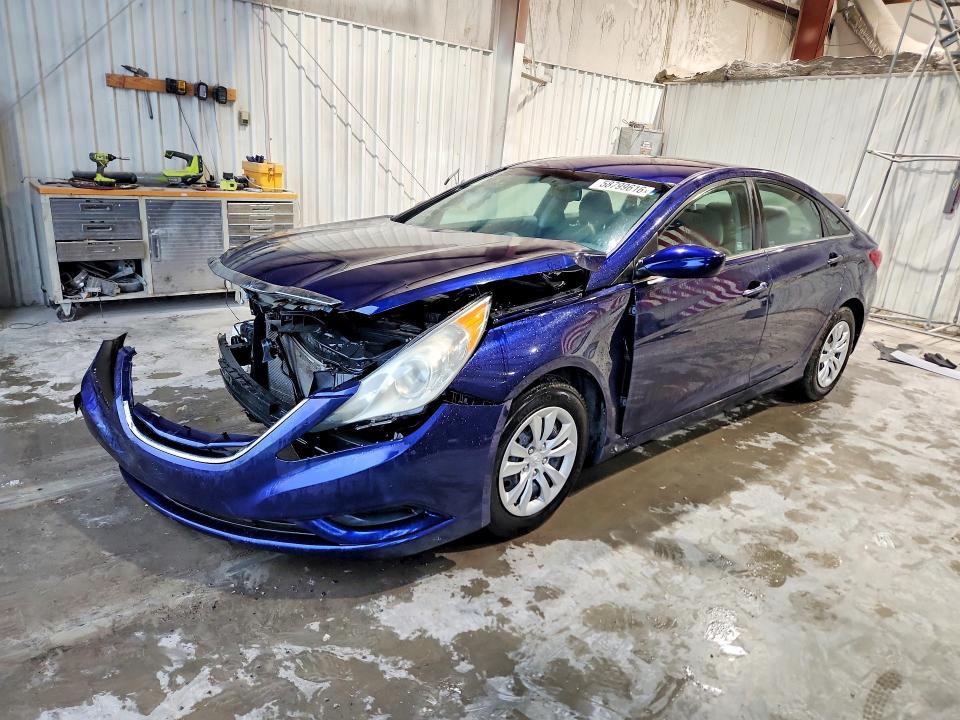 2012 Hyundai Sonata VIN 5NPEB4AC2CH482672 COPART salvage auction — FRONT END, Ok - Cert Of Title-Salvage, sold $700 on 2026-07-22 (photo 1)