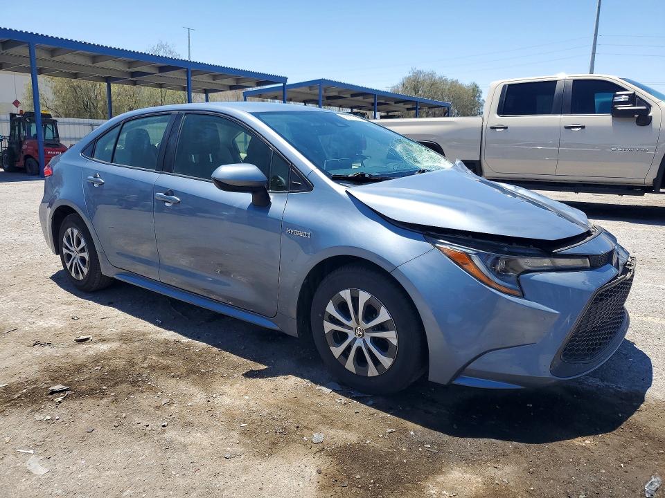 2020 Toyota Corolla VIN JTDEBRBEXLJ016489 COPART salvage auction — FRONT END, Or - Salvage Title Certificate, sold $150 on 2026-07-23 (photo 4)