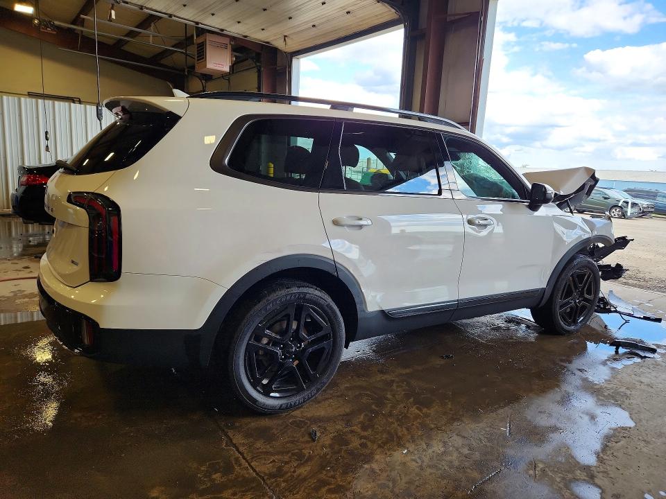 2025 Kia Telluride VIN 5XYP3DGC8SG614465 COPART salvage auction — FRONT END, Pa - Certificate Of Salvage, sold $12,300 on 2026-07-07 (photo 3)