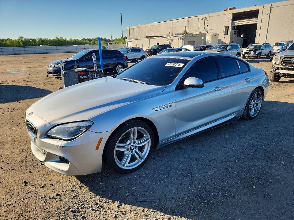 2016 BMW 6er VIN WBA6D2C54GGT66074 COPART salvage auction — FRONT END, Va - Cert Of Title - Salvage, sold $4,200 on 2026-08-12 (photo 1)