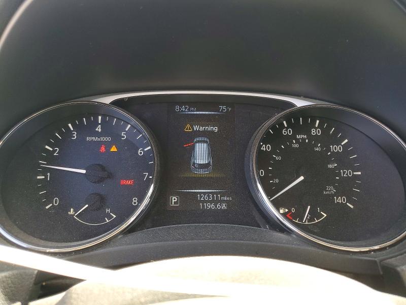 2016 Nissan Rogue VIN JN8AT2MV6GW144015 COPART salvage auction — REAR END, Ut - Salvage Certificate, sold $1,050 on 2026-07-10 (photo 9)