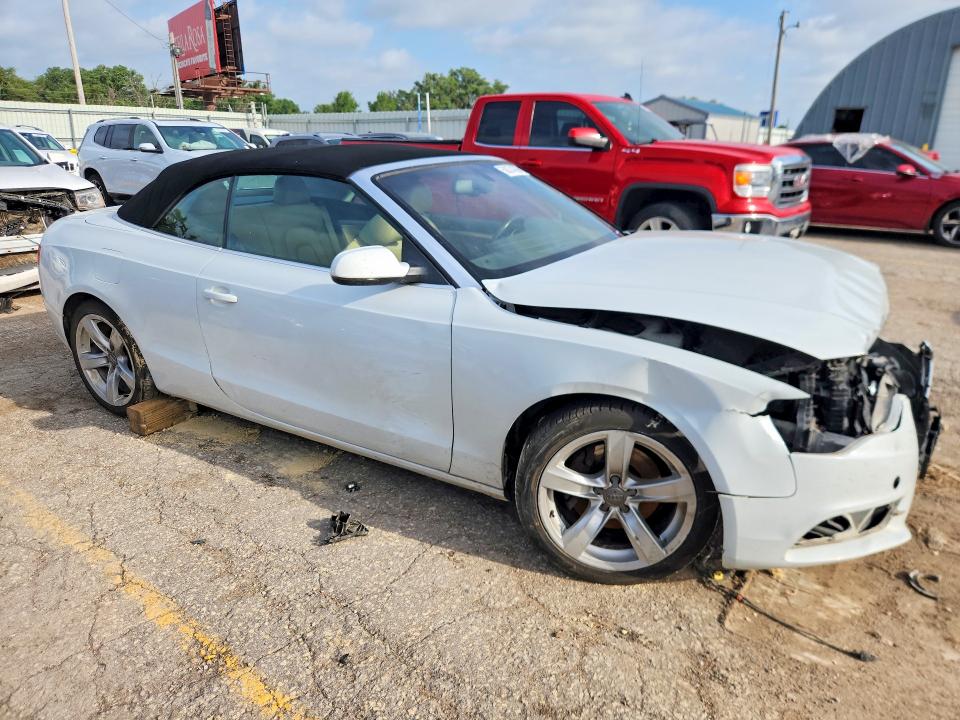 2013 Audi A5 VIN WAULFAFH3DN015614 COPART salvage auction — FRONT END, Va - Cert Of Title - Salvage, sold $275 on 2026-07-27 (photo 4)