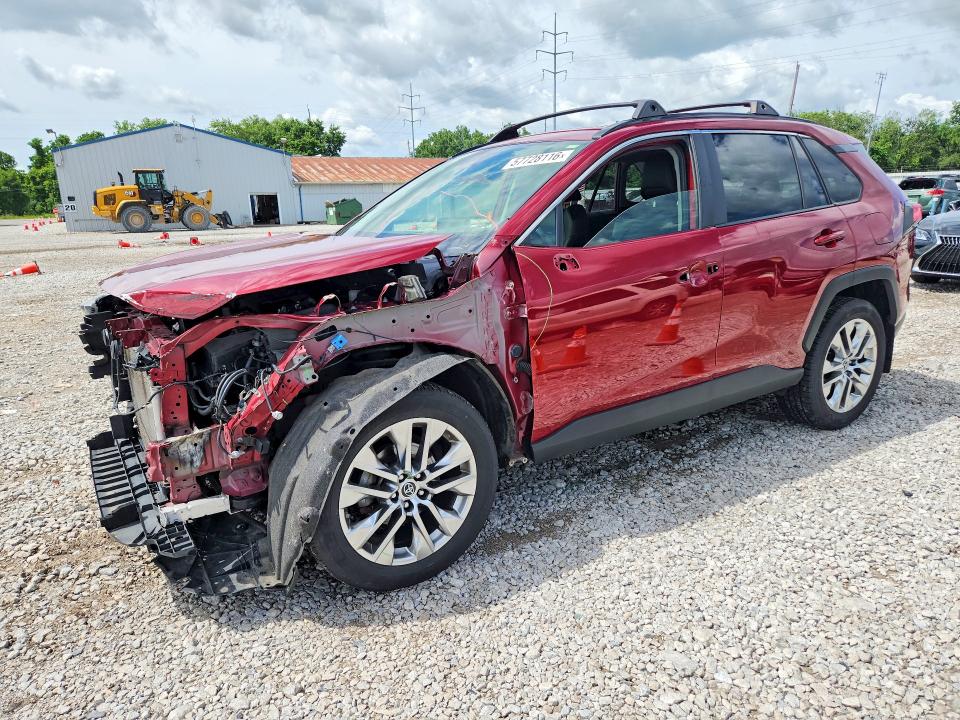 2019 Toyota Rav 4 VIN JTMA1RFV1KJ007352 COPART salvage auction — FRONT END, Oh - Cert Of Title-Salvage, sold $175 on 2026-07-21 (photo 1)
