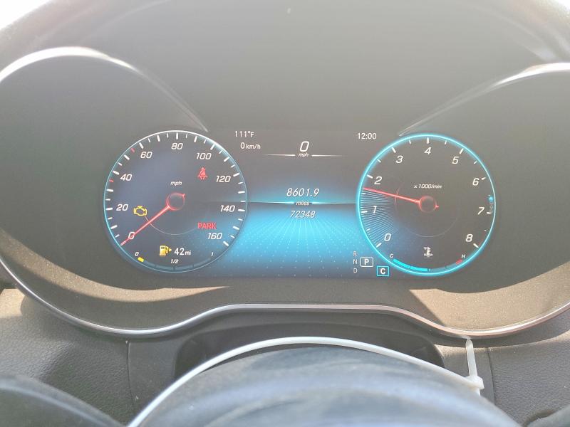 2021 Mercedes-benz C-klasse VIN W1KWF8DBXMR631655 COPART salvage auction — MINOR DENT/SCRATCHES, Ca - Dis/Dlr/Exp Only Clean Title, sold $12,200 on 2026-07-16 (photo 9)