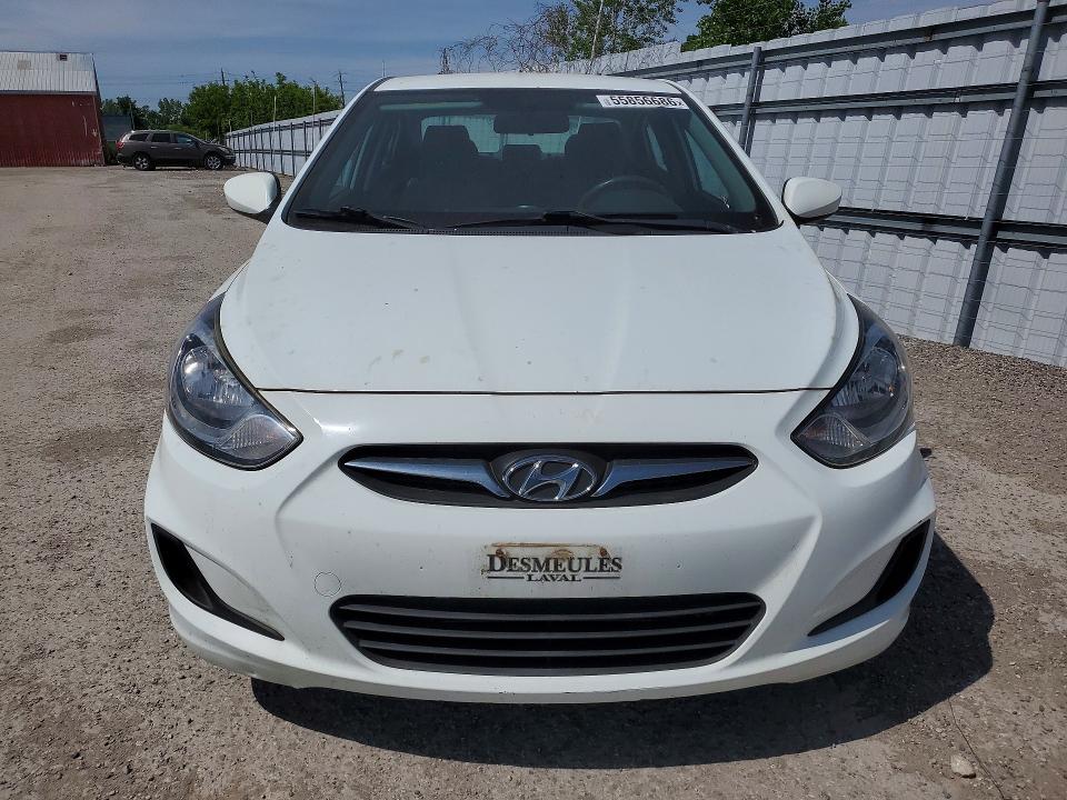 2013 Hyundai VIN KMHCT4AE1DU297165 COPART salvage auction — MINOR DENT/SCRATCHES, On - Permit No Brand - Unfit, sold $900 on 2026-07-03 (photo 5)