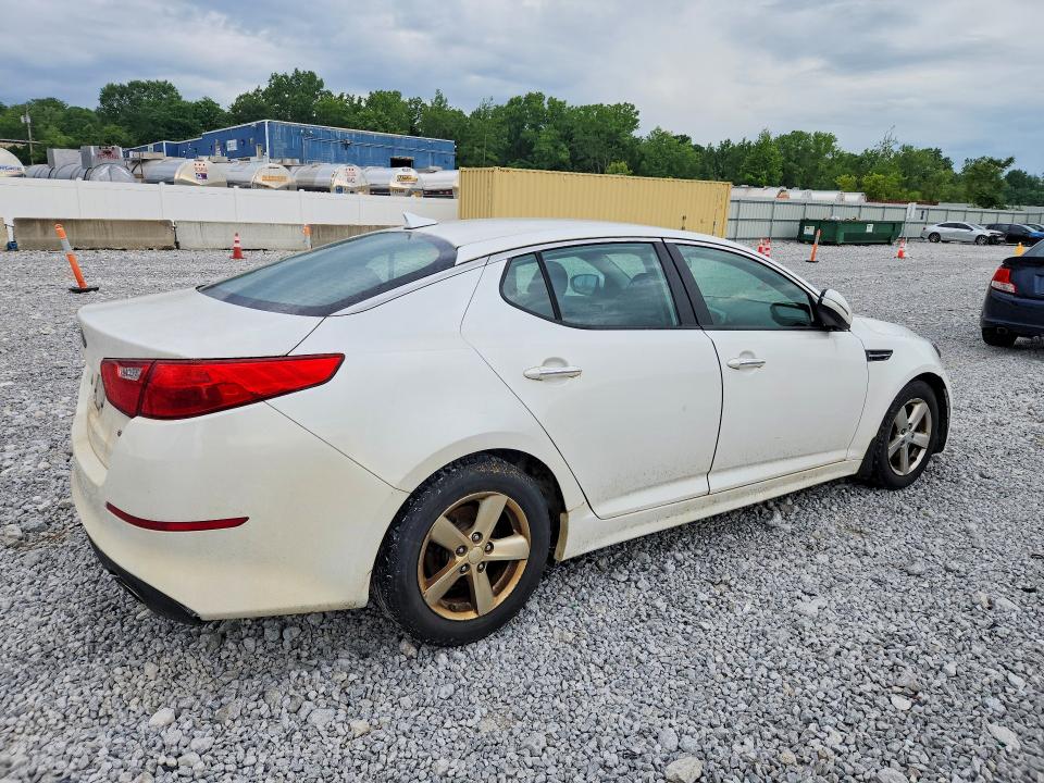 2015 Kia Optima VIN KNAGM4A75F5593529 COPART salvage auction — REAR END, OH - CERTIFICATE OF TITLE, sold $400 on 2026-07-24 (photo 3)