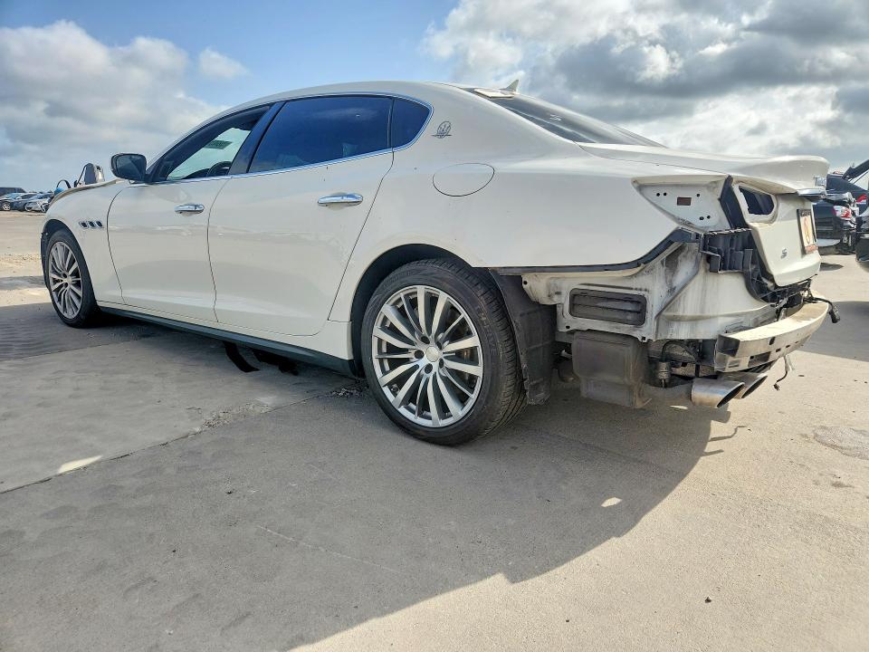 2018 Maserati Quattroporte VIN ZAM56YPAXJ1291793 COPART salvage auction — FRONT END, TX - SALVAGE VEHICLE TITLE, sold $200 on 2026-07-30 (photo 2)