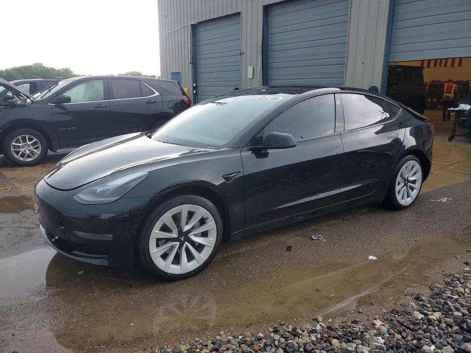 2021 Tesla Model 3 VIN 5YJ3E1EB6MF974989 COPART salvage auction — REAR END, Tn - Salvage Certificate, sold $5,400 on 2026-07-23 (photo 1)