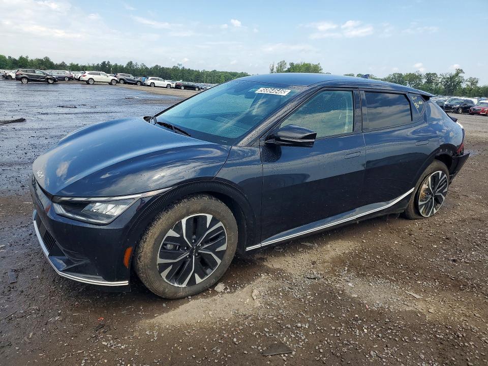 2024 Kia Ev6 VIN KNDC34LA4R5205403 COPART salvage auction — REAR END, VA - CERT OF TITLE - SALVAGE, sold $5,700 on 2026-07-08 (photo 1)