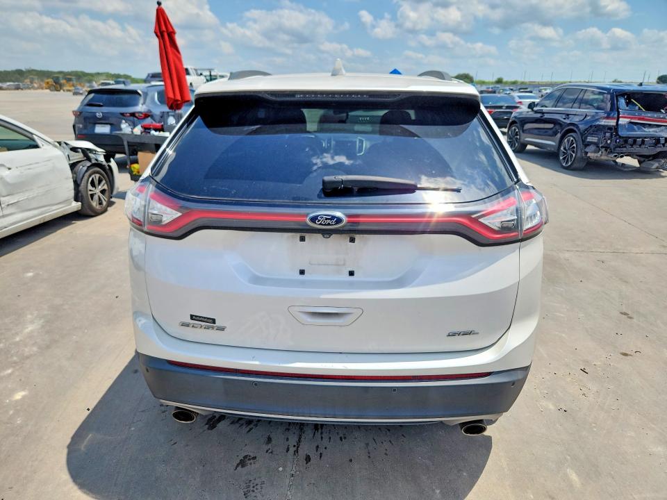 2015 Ford Edge VIN 2FMTK3J84FBB33568 COPART salvage auction — NORMAL WEAR, Tx - Certificate Of Title (P), sold $1,900 on 2026-07-09 (photo 6)
