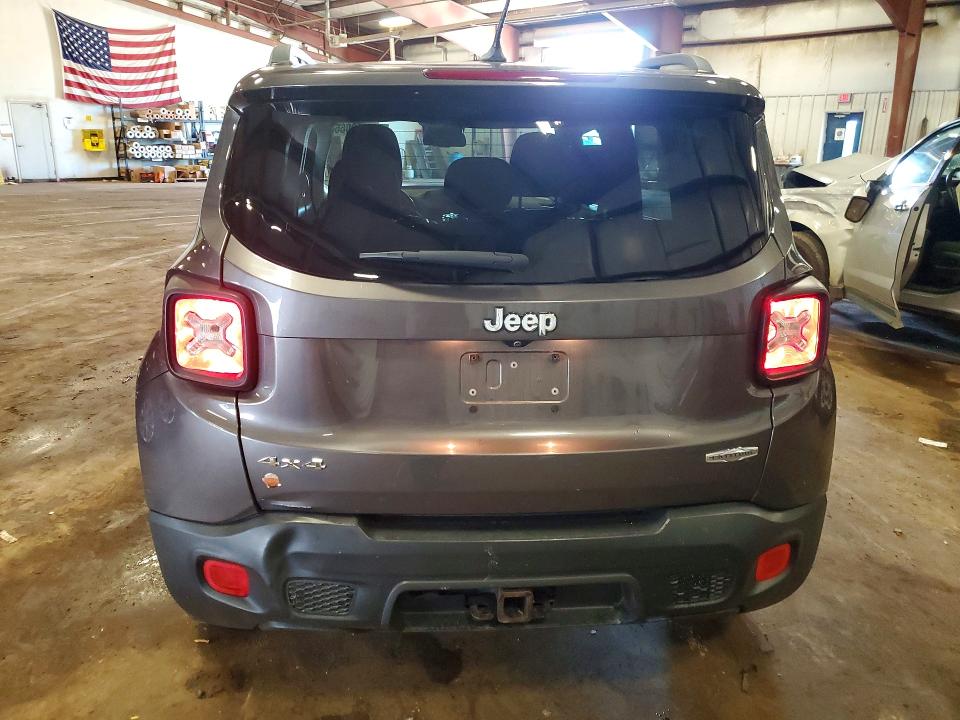 2017 Jeep Renegade VIN ZACCJBBBXHPE64939 COPART salvage auction — FRONT END, Mi - Certificate Of Title, sold $475 on 2026-07-10 (photo 6)