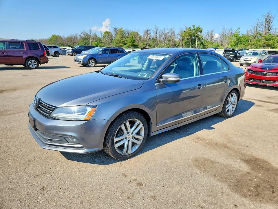 2017 Volkswagen Jetta VIN 3VWL17AJ0HM405338 COPART salvage auction — REAR END, NY - MV-907A SALVAGE CERTIFICATE, sold $1,800 on 2026-07-28 (photo 1)