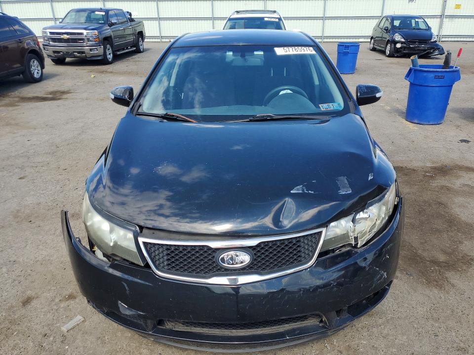 2010 Kia Forte VIN KNAFU4A26A5130730 COPART salvage auction — FRONT END, PA - CERTIFICATE OF SALVAGE, sold $500 on 2026-07-10 (photo 5)