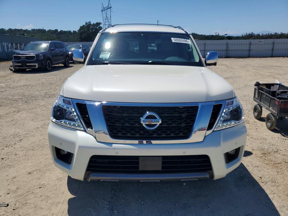 2020 Nissan VIN JN8AY2NC0L9622193 COPART salvage auction — REAR END, CA - SALVAGE CERTIFICATE, sold $5,900 on 2026-07-24 (photo 5)
