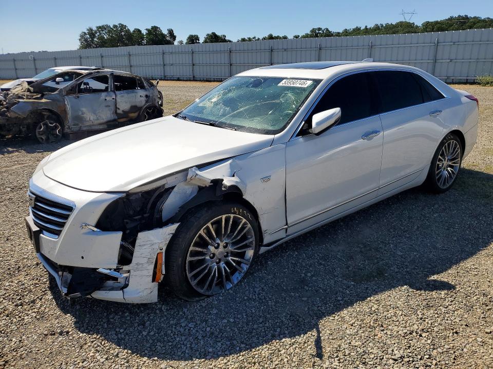 2018 Cadillac Ct6 VIN 1G6KD5RS7JU122088 COPART salvage auction — FRONT END, CA - SALVAGE CERTIFICATE, sold $1,300 on 2026-07-24 (photo 1)