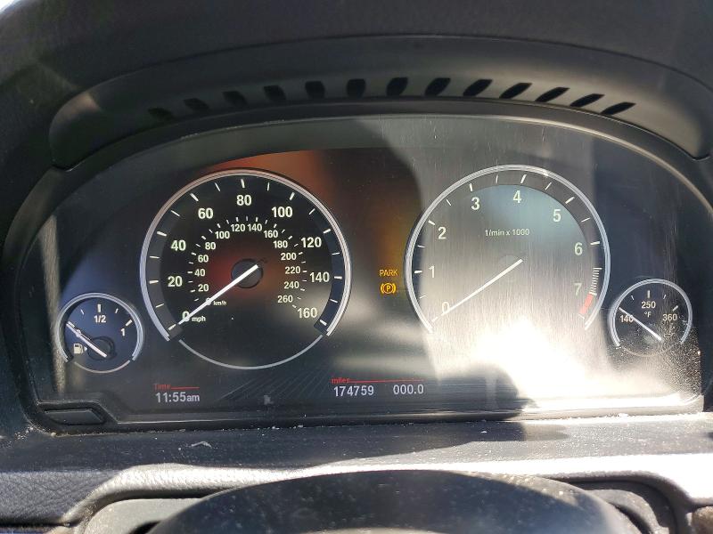 2013 BMW 5er VIN WBASP2C55DC339314 COPART salvage auction — REAR END, Il - Salvage Certificate, sold $625 on 2026-07-29 (photo 9)