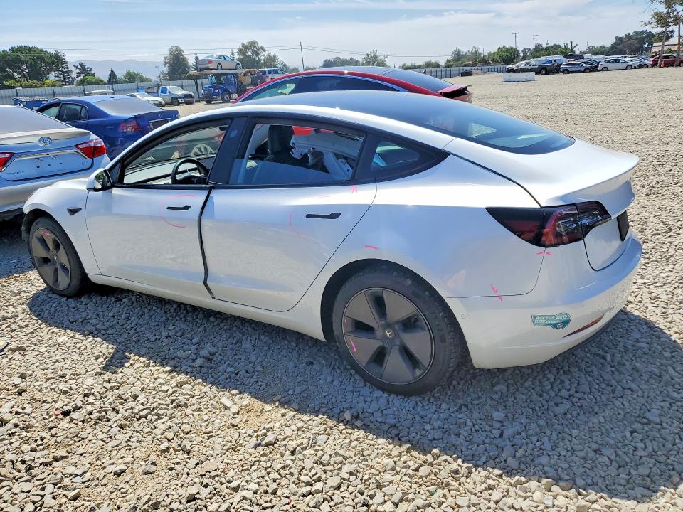 2021 Tesla VIN 5YJ3E1EA4MF870699 COPART salvage auction — FRONT END, Ca - Salvage Certificate, sold $7,000 on 2026-07-14 (photo 2)