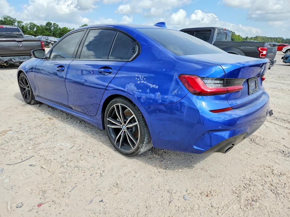 2020 BMW 3er VIN WBA5R1C01LFH48898 COPART salvage auction — WATER/FLOOD, TX - SALVAGE TITLE-FLOOD DAMAGE, sold $8,800 on 2026-08-14 (photo 2)