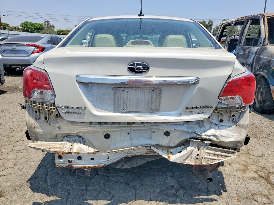2012 Subaru Impreza VIN JF1GJAK63CH018085 COPART salvage auction — REAR END, Ca - Salvage Certificate, sold $550 on 2026-07-06 (photo 6)