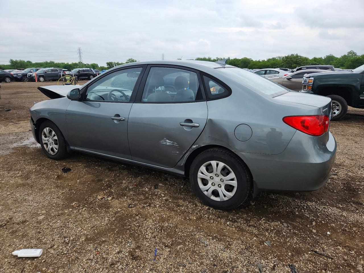 2010 Hyundai Elantra VIN KMHDU4AD3AU939745 COPART salvage auction — Front End, IL - SALVAGE CERTIFICATE, sold $400 on 2026-07-10 (photo 2)