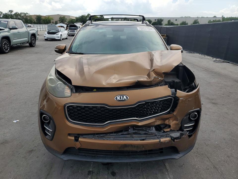 2018 Kia Sportage VIN KNDPN3AC4J7387896 COPART salvage auction — FRONT END, Fl - Cert Of Title Slvg Rebuildable, sold $2,450 on 2026-07-28 (photo 5)