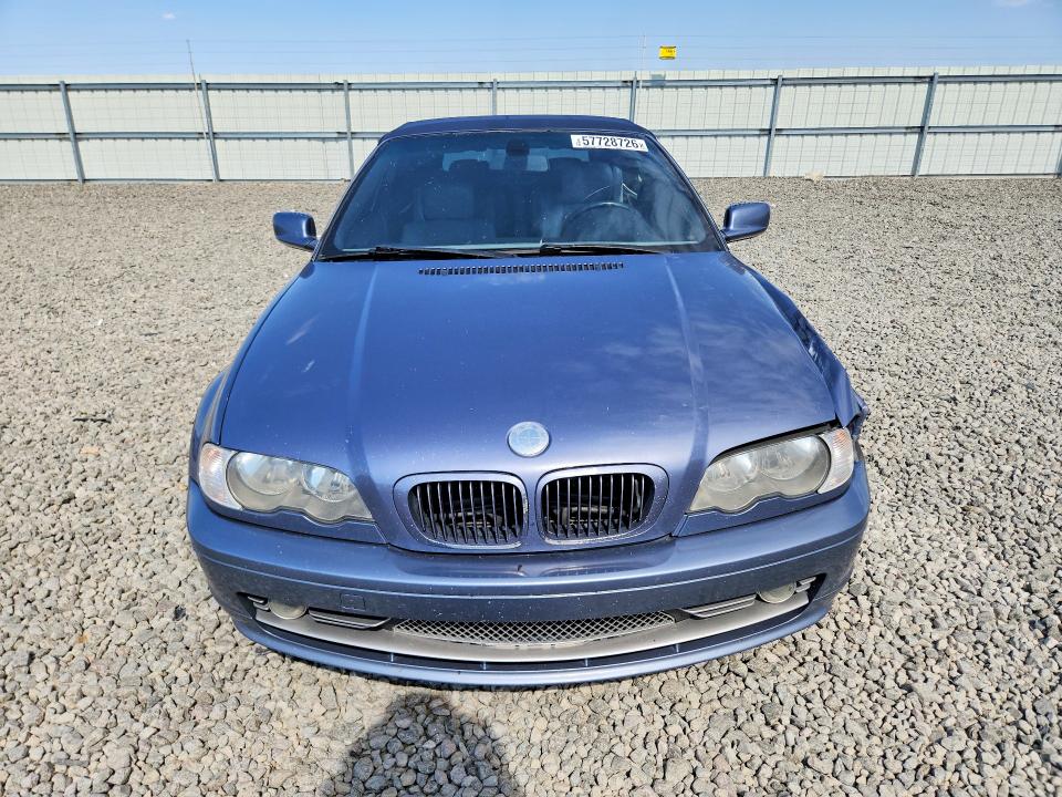 2002 BMW 3er VIN WBABS53422EV88159 COPART salvage auction — FRONT END, NV - SALVAGE TITLE, sold $1,450 on 2026-07-30 (photo 5)