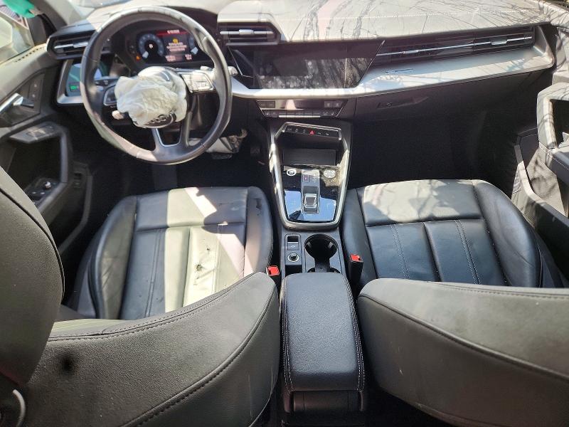 2023 Audi A3 VIN WAUAUDGY1PA075576 COPART salvage auction — FRONT END, Ca - Salvage Certificate, sold $300 on 2026-07-23 (photo 8)