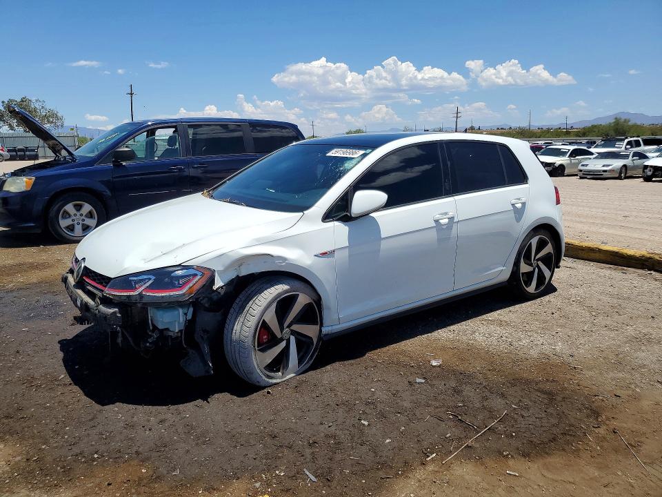 2018 Volkswagen Gti VIN 3VW547AU8JM253809 COPART salvage auction — UNDERCARRIAGE, Az - Cert Of Title - Salvage, sold $7,200 on 2026-07-10 (photo 1)