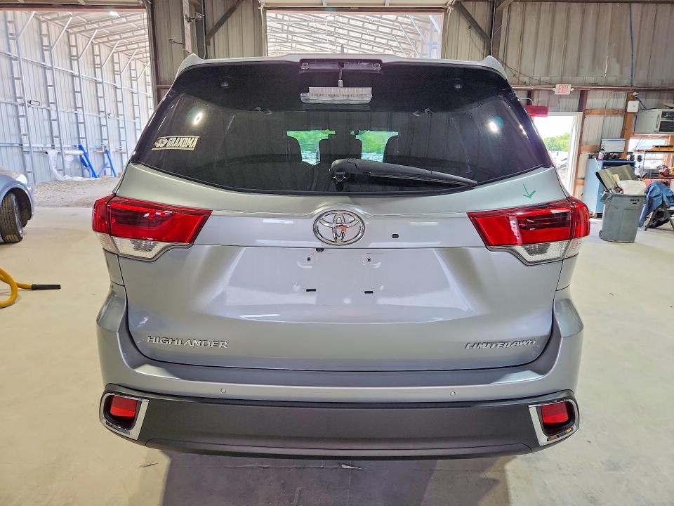2019 Toyota Highlander VIN 5TDDZRFH7KS737494 COPART salvage auction — HAIL, Mo - Certificate Of Title, sold $21,600 on 2026-07-08 (photo 6)