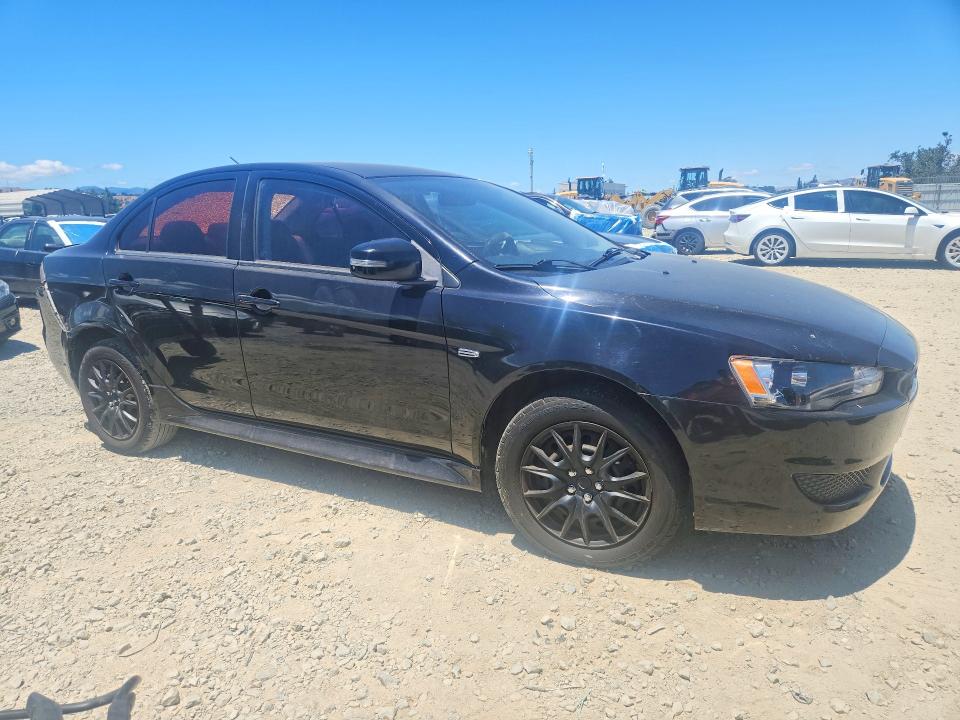 2015 Mitsubishi Lancer VIN JA32U2FU8FU003621 COPART salvage auction — REAR END, Ca - Salvage Certificate, sold $725 on 2026-07-07 (photo 4)