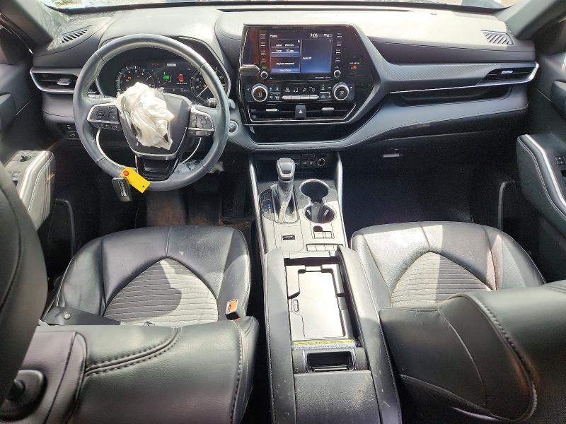 2021 Toyota Highlander VIN 5TDLZRAH6MS066485 COPART salvage auction — ALL OVER, LA - CERT OF TITLE-SALVAGE, sold $8,000 on 2026-07-16 (photo 8)