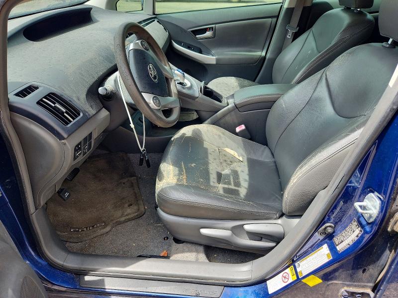 2011 Toyota Prius VIN JTDKN3DU9B1389890 COPART salvage auction — MECHANICAL, Al - Certificate Of Title, sold $850 on 2026-07-06 (photo 7)
