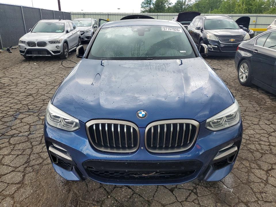2019 BMW X4 VIN 5UXUJ5C58KLJ63868 COPART salvage auction — WATER/FLOOD, Mi - Cert Of Title-Flood Vehicle, sold $8,600 on 2026-08-21 (photo 5)