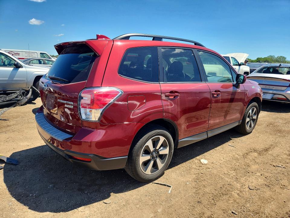 2017 Subaru VIN JF2SJAEC2HH557957 COPART salvage auction — FRONT END, IL - SALVAGE CERTIFICATE, sold $1,350 on 2026-07-28 (photo 3)