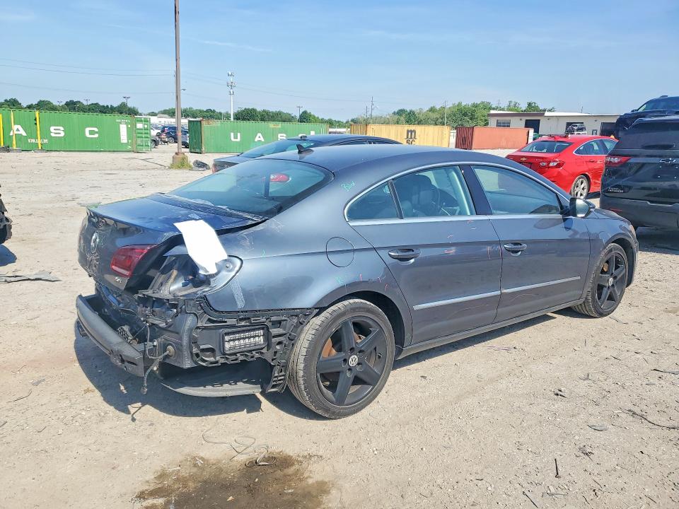 2013 Volkswagen Passat cc VIN WVWBP7AN3DE567870 COPART salvage auction — REAR END, In - Cert Of Title-Salvage Title, sold $225 on 2026-07-21 (photo 3)
