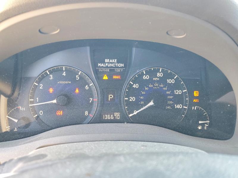 2010 Lexus Rx 350 VIN JTJZK1BA6A2002013 COPART salvage auction — REAR END, Nv - Salvage Title, sold $4,300 on 2026-07-06 (photo 9)