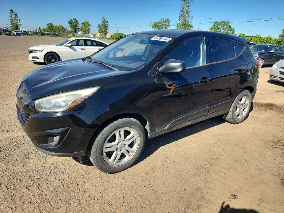 2014 Hyundai Tucson VIN KM8JT3AF9EU863570 COPART salvage auction — FRONT END, Qc - Gravement Accidente, sold $625 on 2026-07-21 (photo 1)