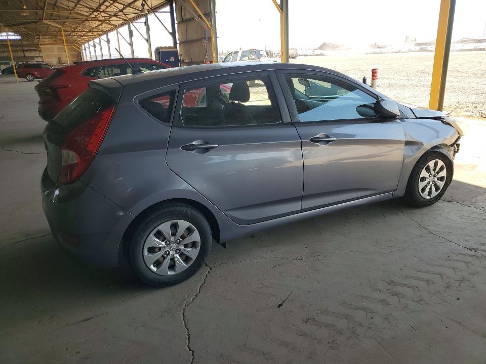 2017 Hyundai VIN KMHCT5AE3HU318030 COPART salvage auction — FRONT END, Az - Cert Of Title - Salvage, sold $350 on 2026-07-27 (photo 3)