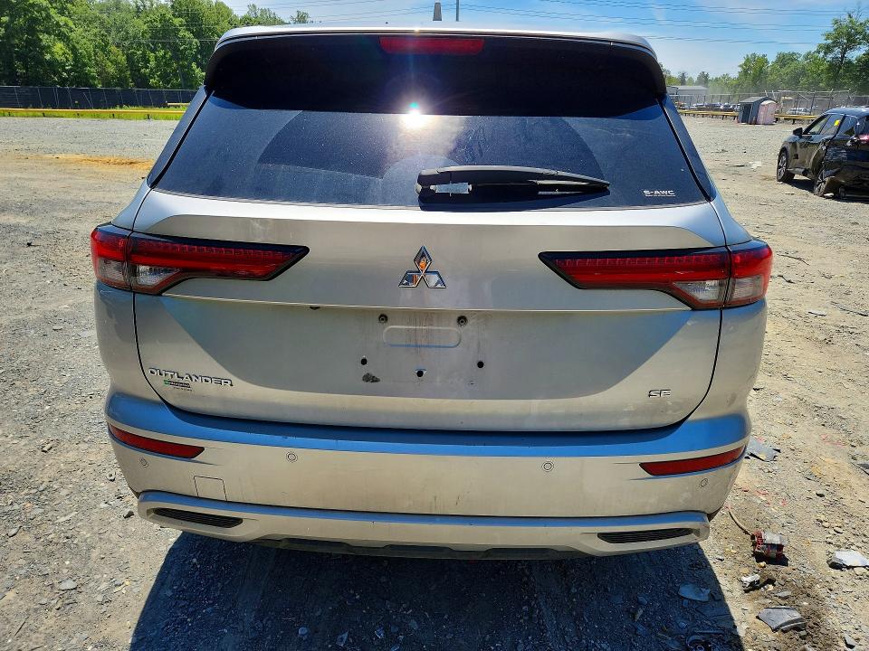 2023 Mitsubishi Outlander VIN JA4J4UA82PZ053755 COPART salvage auction — FRONT END, Md - Cert Of Salvage > 75% Damage, sold $9,400 on 2026-07-14 (photo 6)