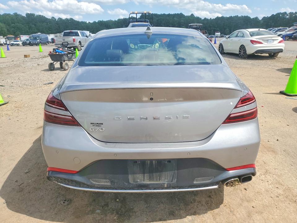 2022 Genesis G70 VIN KMTG34TA0NU086171 COPART salvage auction — UNDERCARRIAGE, Salvage Title, sold $9,500 on 2026-08-28 (photo 6)
