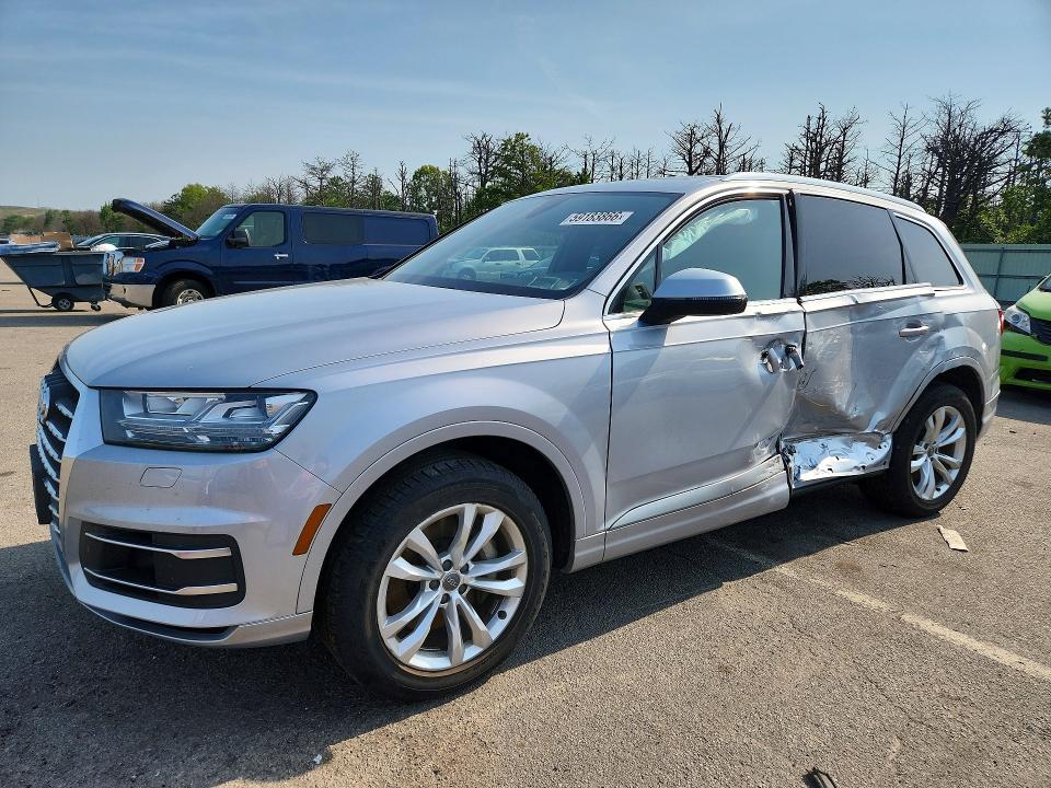 2017 Audi Q7 VIN WA1LAAF73HD033920 COPART salvage auction — SIDE, Ny - Certificate Of Title, sold $7,000 on 2026-07-06 (photo 1)