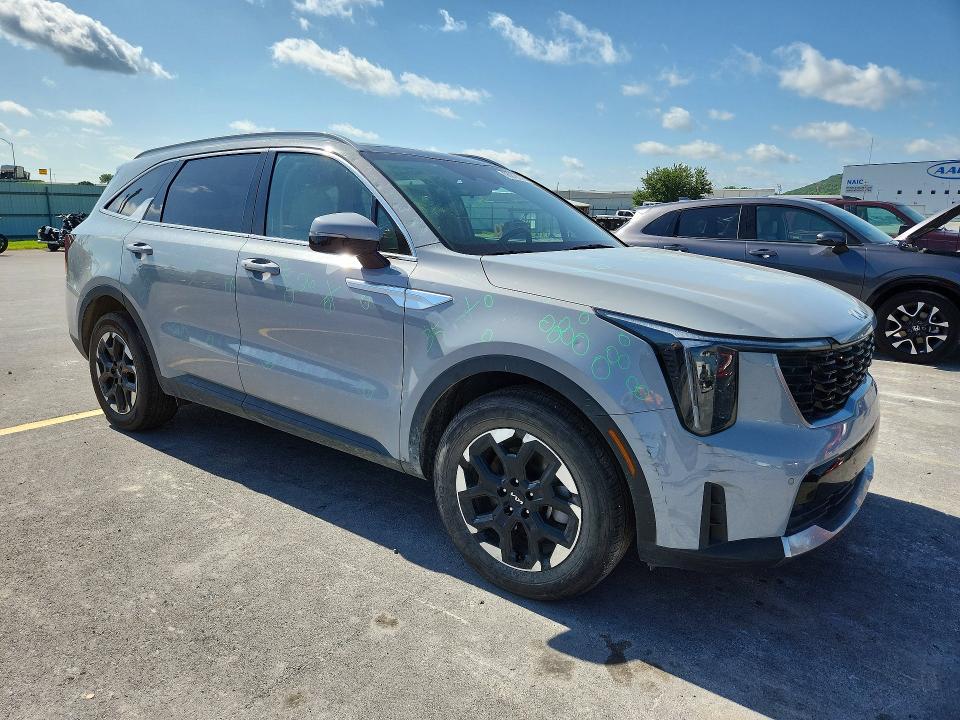 2025 Kia Sorento VIN 5XYRL4JCXSG314296 COPART salvage auction — HAIL, Ok - Cert Of Title-Salvage, sold $13,300 on 2026-07-15 (photo 4)