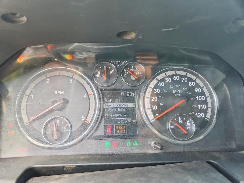 2012 Dodge Ram VIN 3C7WDTBL0CG258724 COPART salvage auction — MINOR DENT/SCRATCHES, Fl - Certificate Of Title, sold $1,200 on 2026-07-17 (photo 8)