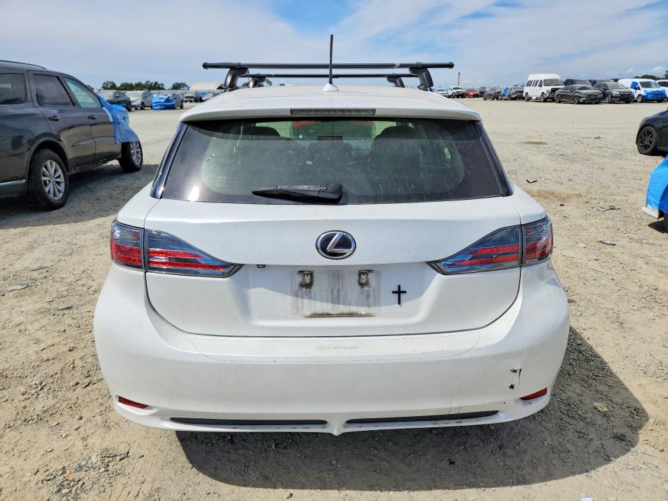 2012 Lexus Ct VIN JTHKD5BH3C2083587 COPART salvage auction — FRONT END, Ca - Salvage Certificate, sold $3,350 on 2026-07-07 (photo 6)