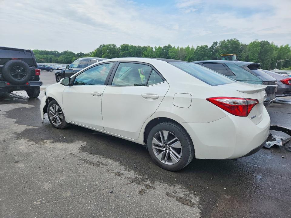 2014 Toyota Corolla VIN 5YFBPRHE7EP011891 COPART salvage auction — FRONT END, Pa - Cert Of Title, sold $3,050 on 2026-07-21 (photo 2)
