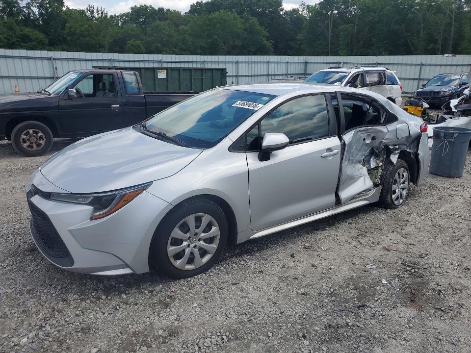 2022 Toyota Corolla VIN 5YFEPMAE9NP292537 COPART salvage auction — SIDE, Sc - Cert Of Title-Salvage, sold $4,600 on 2026-07-14 (photo 1)